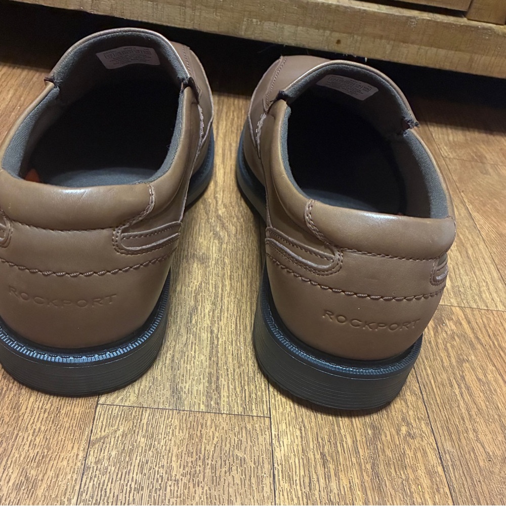 Rockport Men's Brown Slip-On Loafers Size 12 XW - Picture 4 of 16